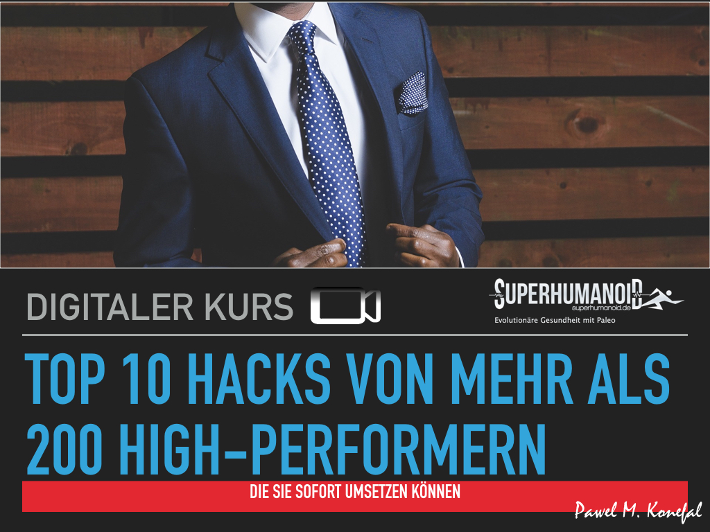 Produktbild des Kurses „Top 10 Hacks von mehr als 200 High-Performern“